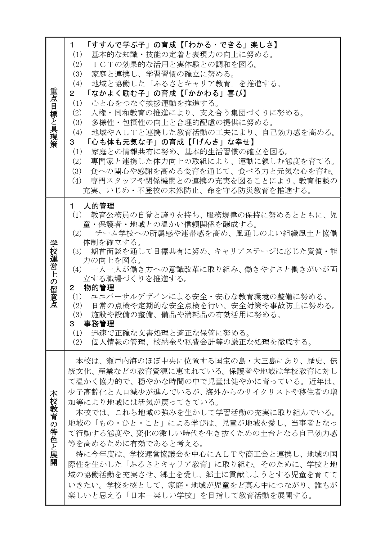 Ｒ８教育計画
